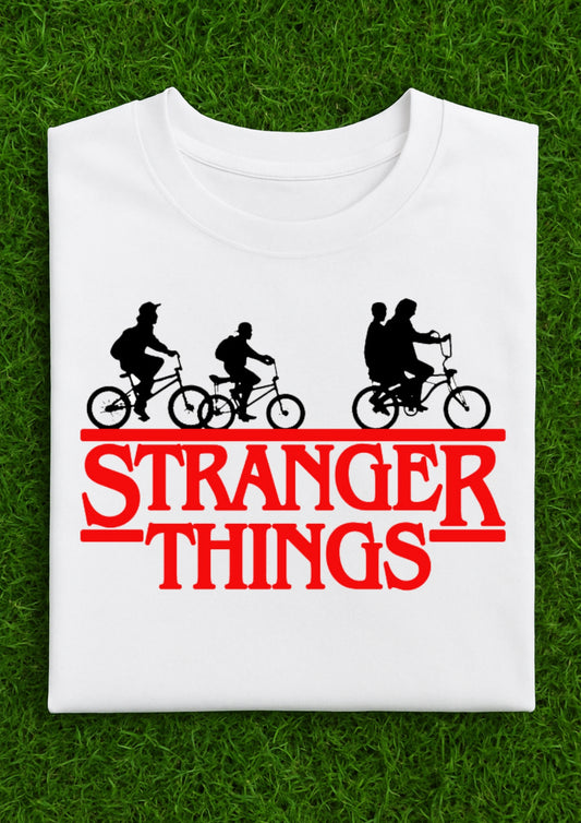 Stranger Things Inspired  Unisex Oversized White Standard T-Shirt